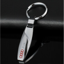 Creative Zinc Alloy Key Chain Key Ring Pendant Key Holder For AUDI