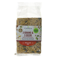Dr Karg 3 Grains & 3 Seeds Crispbreads 200g ( pack of 8 )