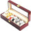 6 Grids Leather Watch Display Case Jewelry Collection Storage Box 2