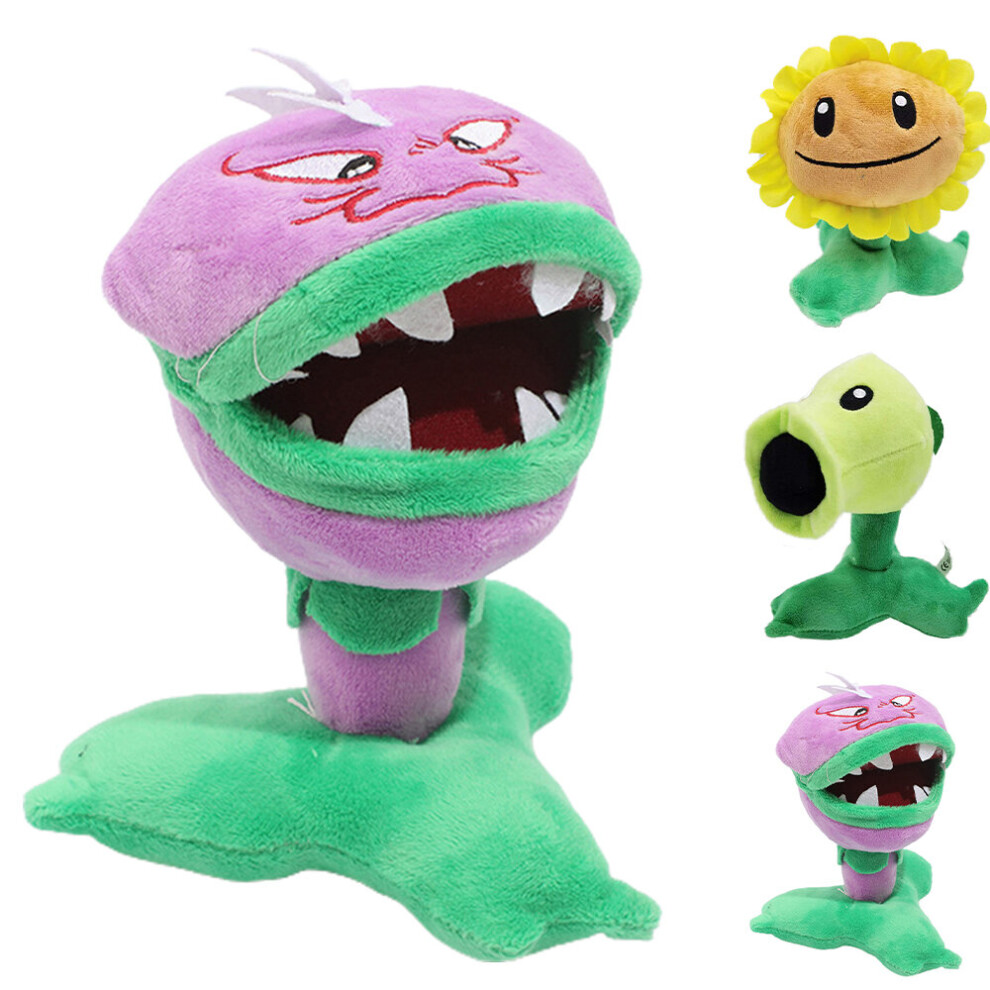 (Chomper) Plants vs. Zombies Peashooter Sunflower Plush Toys Stuffed Animals Doll Gifts