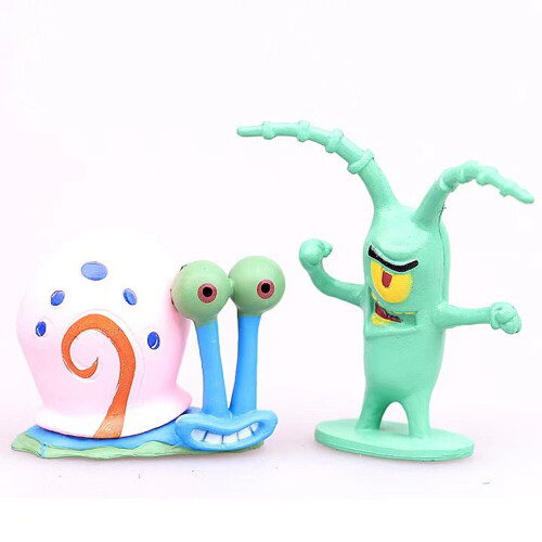 8Pcs SpongeBob SquarePants Action Figures συλλεκτικό μοντέλο παιχνίδι δώρο για παιδιά 1