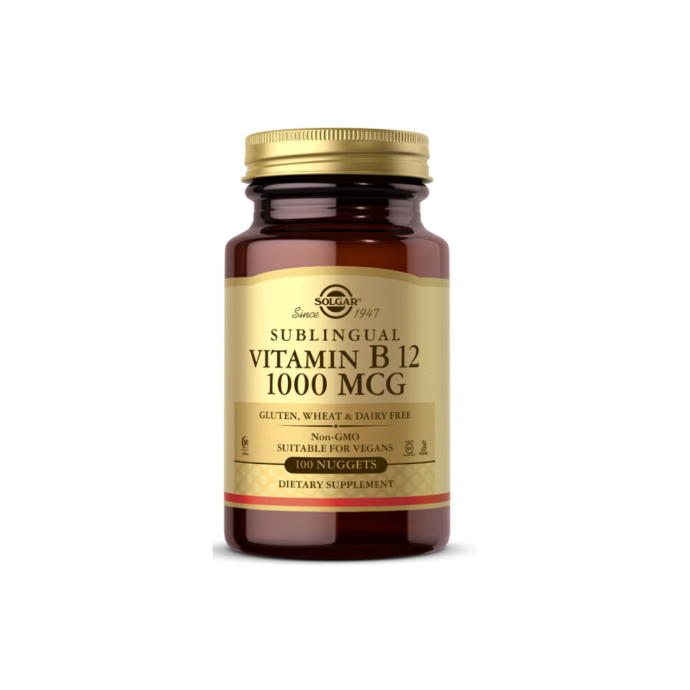 Solgar Vitamin B12 1000 mcg Chewable - 100 Nuggets