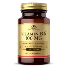 Vitamin B6 100 mg 100 Gemüsekapseln Solgar