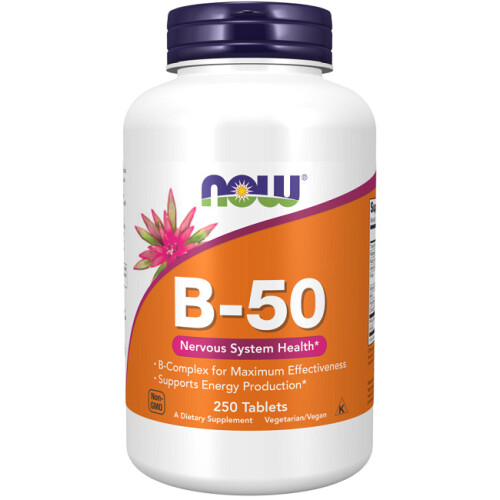 NOW Foods NOW Foods, B-50, 250 Tabletek