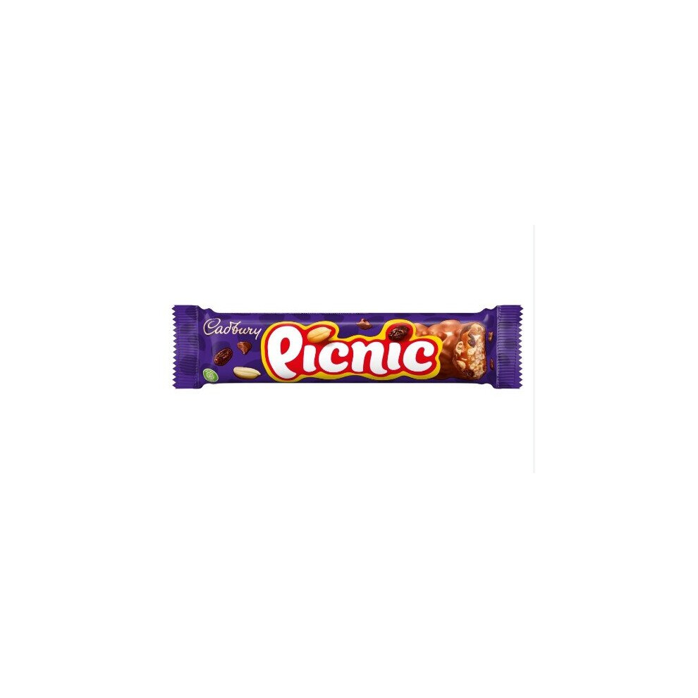 Cadbury Picnic Chocolate Bars - 36x 48g Full Box