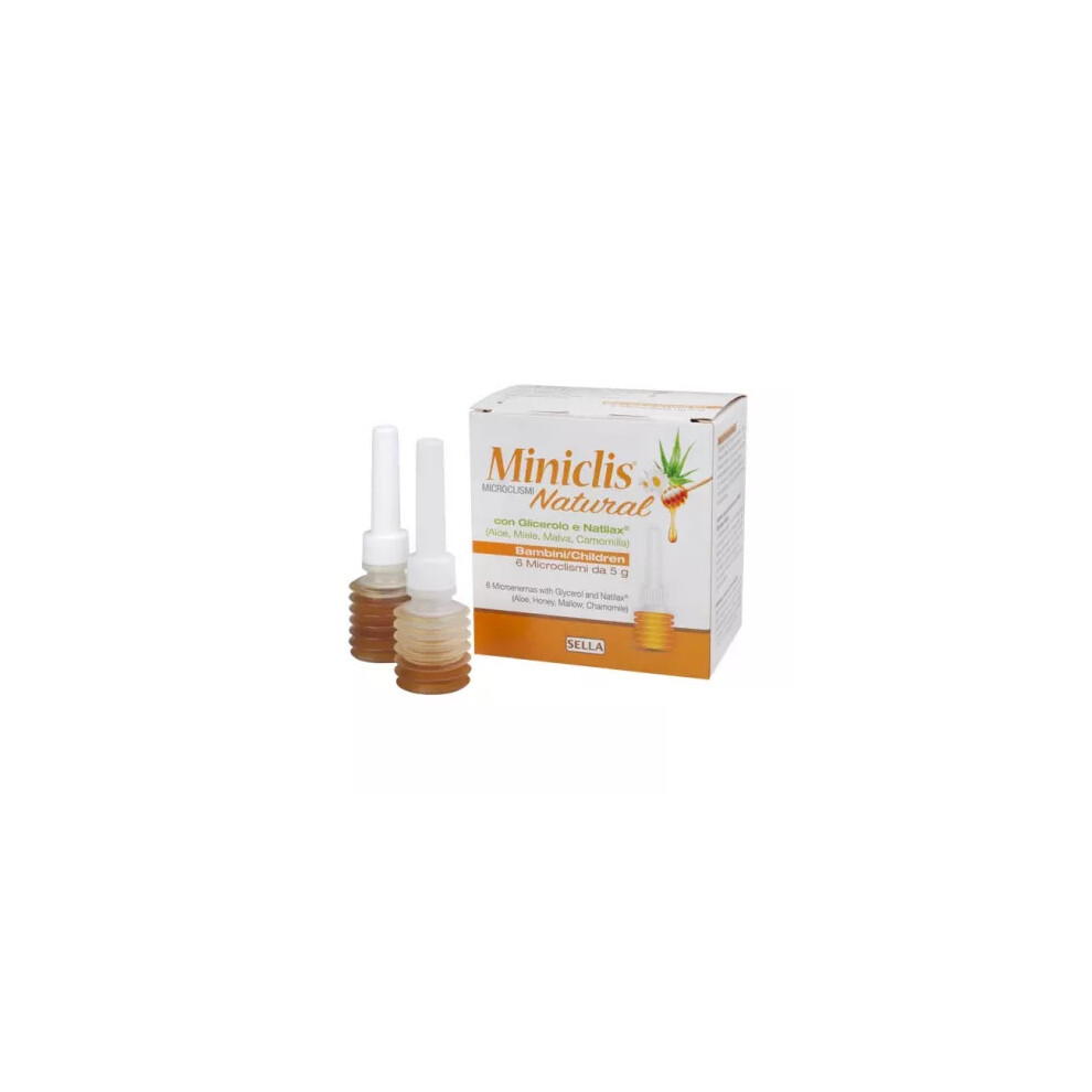 Miniclis natural microclisme copii, 6 bucati x 5 g,