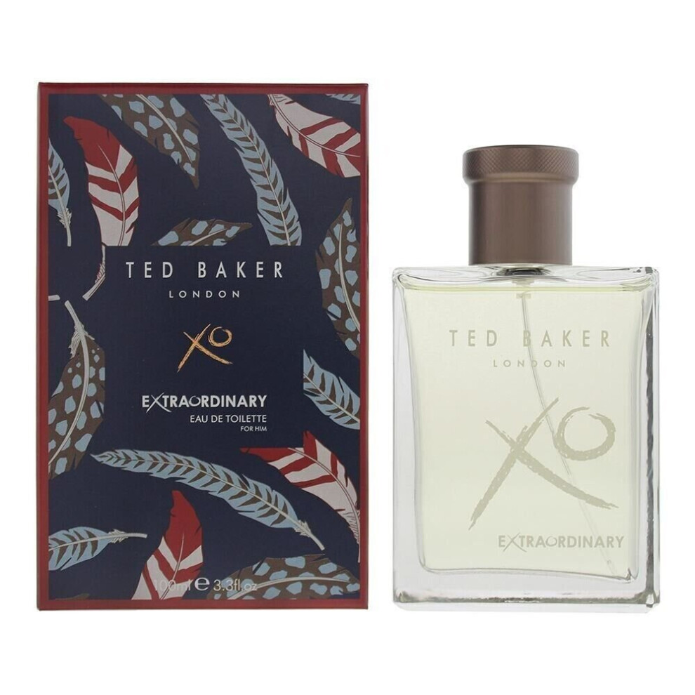 Ted Baker Xo Extraordinary Mens Eau De Toilette 100ml Spray