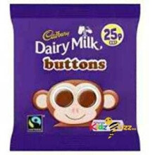 Cadbury Dairy Milk Buttons 25p Chocolate Bag 14.4g × 60