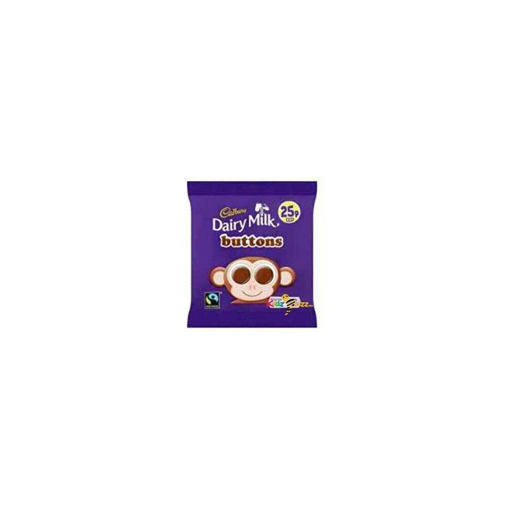 Cadbury Dairy Milk Buttons 25p Chocolate Bag 14.4g Ã 60