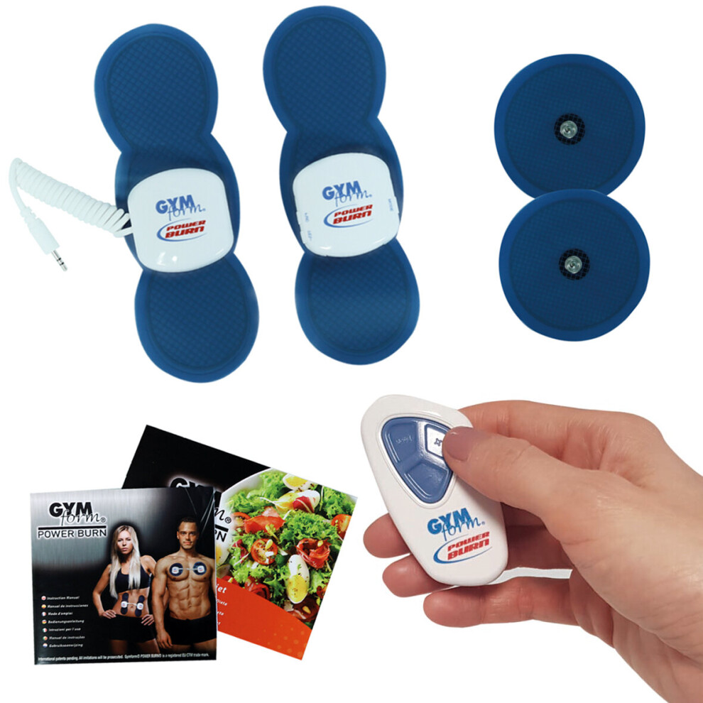 GYMFORM - Six Pack EMS Stimulator Power Burn, EMS Training Toning Belt Muscle Trainer Abdominal ABS Stimulator Fitness Belt-image-OPC-PBYCMN9-NEW