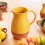 Dexam Sintra Terracotta Drinks Serving Jug - Ochre Yellow 3