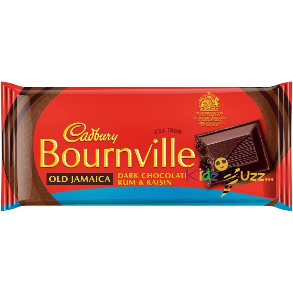 (Pack Of 6) Cadbury Bournville Old Jamaica Dark Chocolate