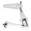 URBN Living (Chrome Classic) Croydex Tank Flush Lever Toilet WC Cistern Handle 3
