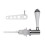 URBN Living (Chrome Classic) Croydex Tank Flush Lever Toilet WC Cistern Handle 4