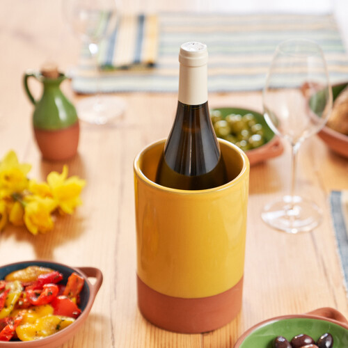 Dexam Sintra Terracotta Wine Cooler - Ochre 2