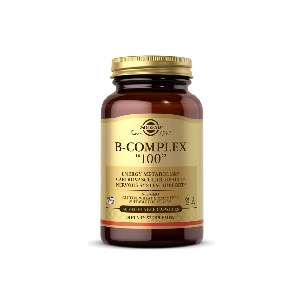 Solgar - Vitamin B Complex 100 Extra High Potency 50VCaps