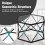 Costway Geometric Glass Coffee Table Hexagonal End Table w/ Tempered Glass Top 7