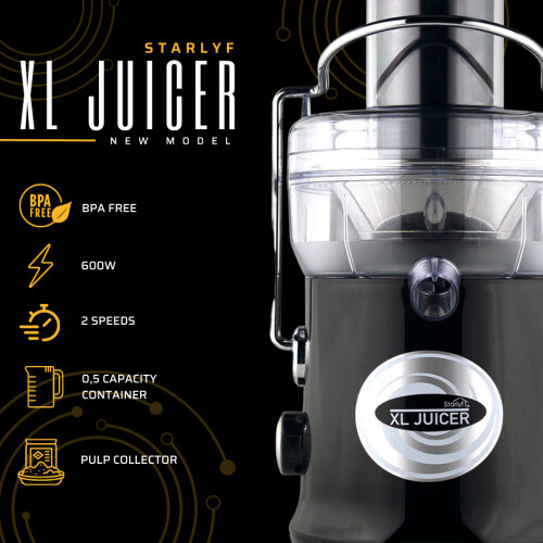 STARLYF XL JUICER, 600w, 2 Speeds 1