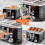 GEEPAS (Black) Geepas Kettle & 4 Slice Bread Toaster set 7