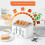 GEEPAS (White) Geepas Kettle & 4 Slice Bread Toaster set 3