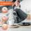 GEEPAS (Black) Geepas Kettle & 4 Slice Bread Toaster set 5