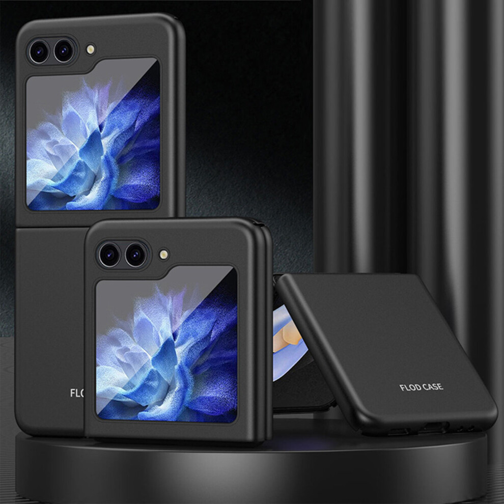 (black) Z Flip 5 Case, Z Flip 5 Case Luxury Design Protective Cover for Samsung Galaxy Z Flip 5 5G 2023