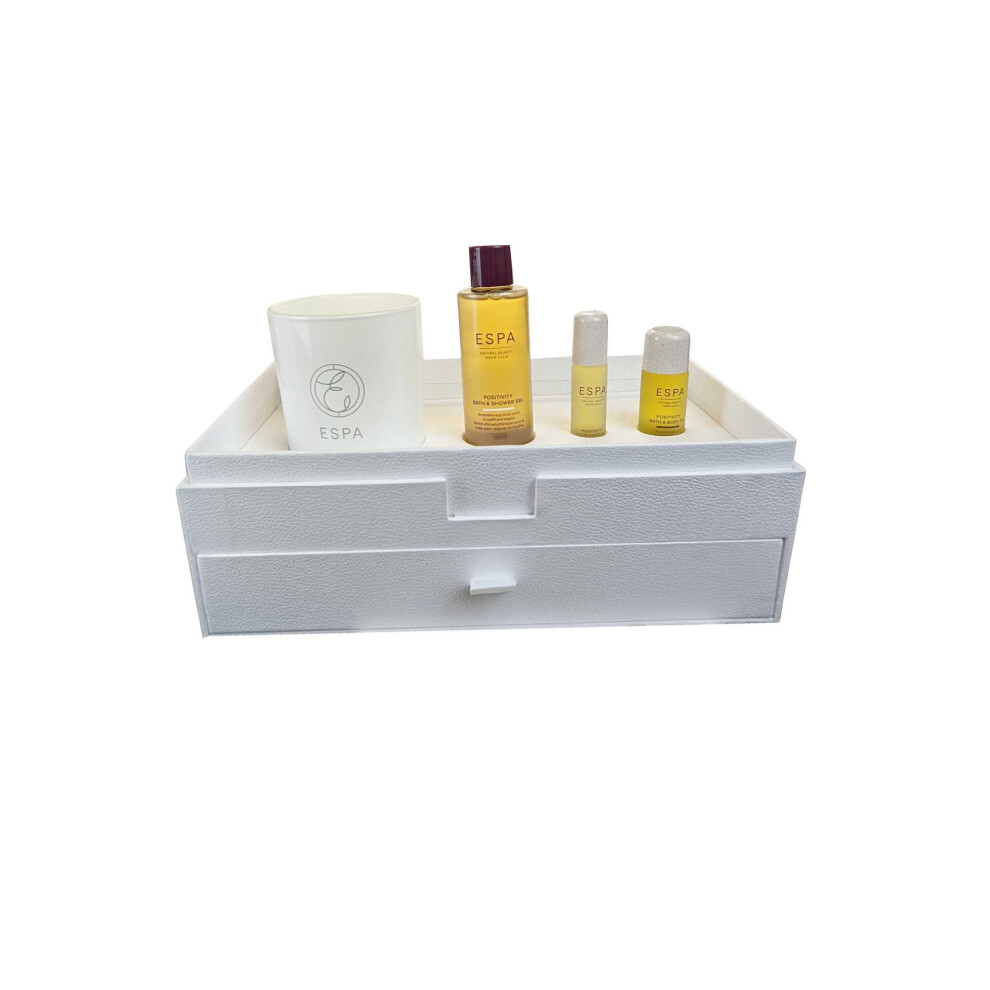 ESPA Positivity Collection Set-Shower Gel Body Oil, Pulse Point Oil, Candle