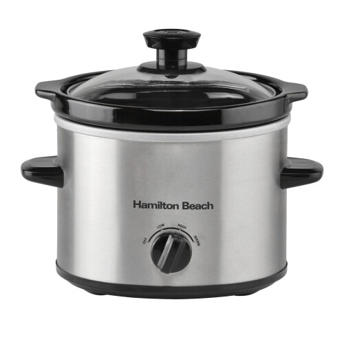 Hamilton Beach Hamilton Beach 'The Mighty Mini' 1.8L Silver Slow Cooker
