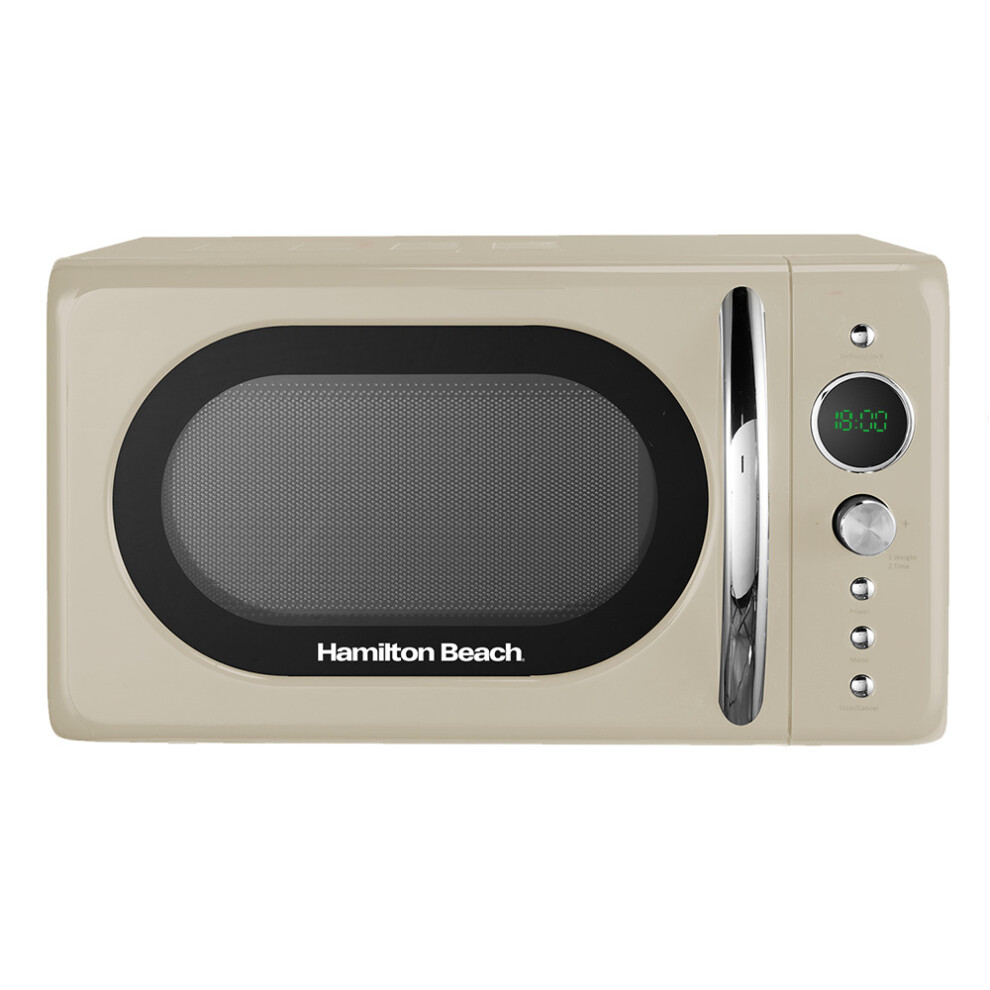 Hamilton Beach Cream Retro Microwave 20L