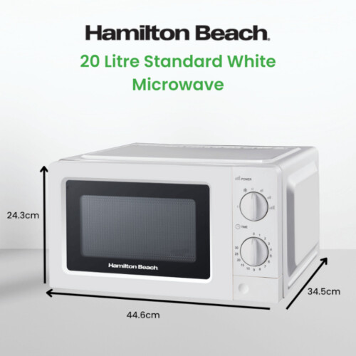 Hamilton Beach Hamilton Beach 20L Standard White Microwave 1