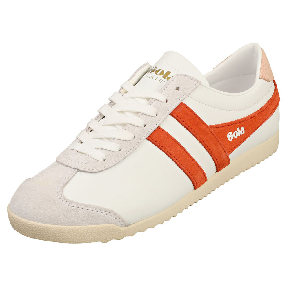 Gola (3) Bullet Pure Womens Fashion Trainers In White Saffron