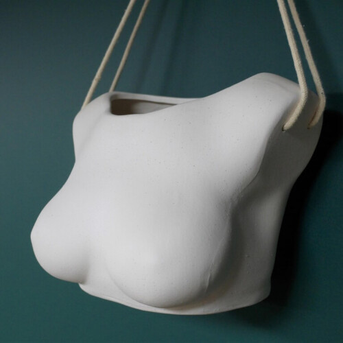 Hanging Indoor Planter Decorative Wall Art Bust Plant Pot Decorative 2