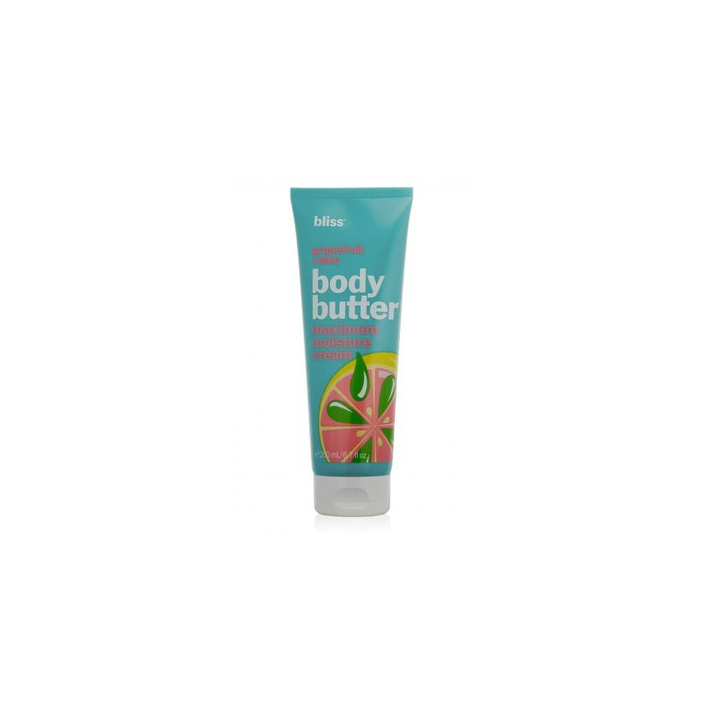 Bliss Grapefruit + Aloe Body Butter Maximum Moisture Cream 6.7 Oz