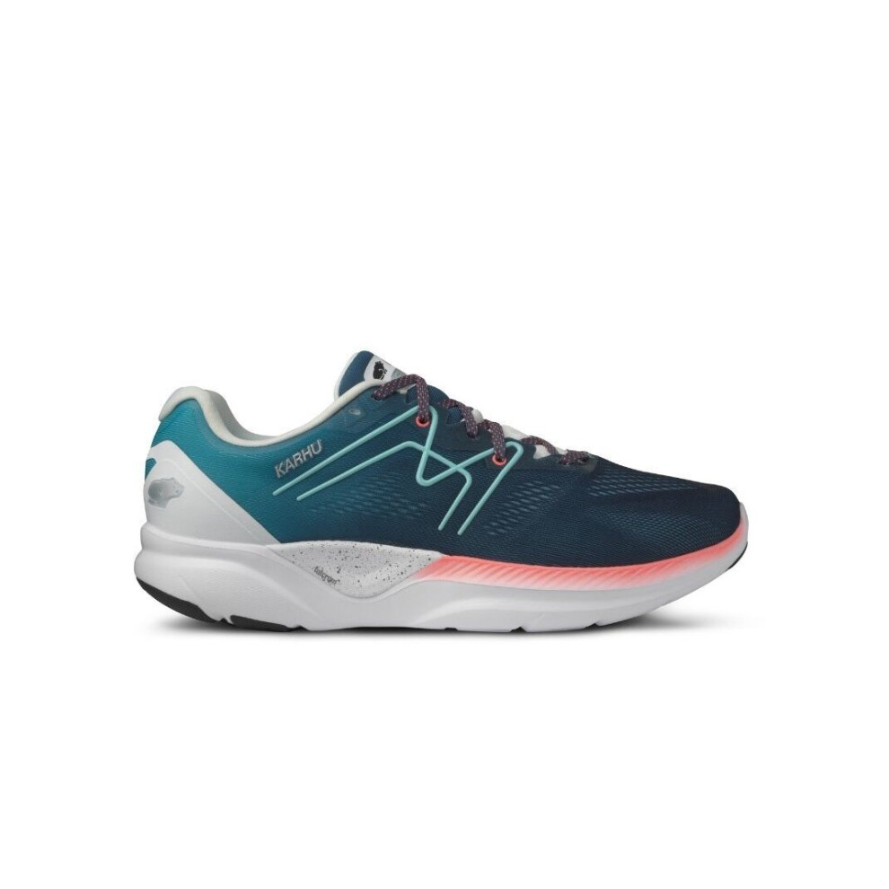 (8 UK) Karhu Fusion 2021 Men's Road Running Shoes, Moroccan Blue/Porcelain Blue