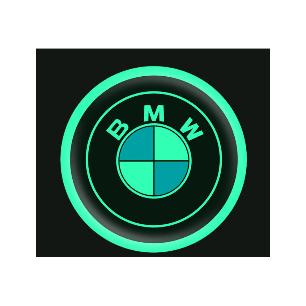 (Bmw 7Cm Luminous Sticker) 5Pcs Car Badge Emblem Luminous Stickers Decals 5701510948626