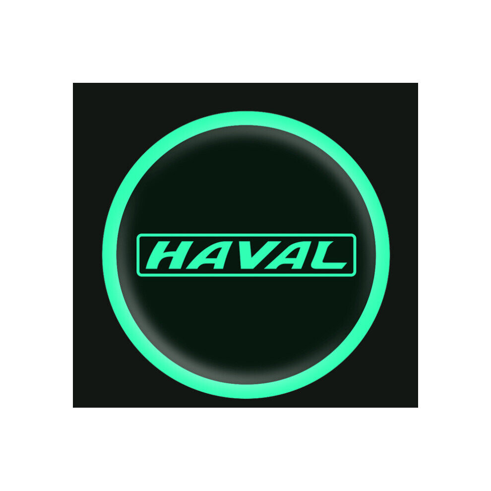 (Haval 7Cm Luminous Sticker) 5Pcs Car Badge Emblem Luminous Stickers Decals 5701510948671