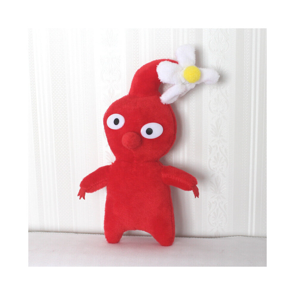 (Red-Flower) Pikmin 4 Plush Toy  Ice Pikmin Aoqi Plush Soft Toys