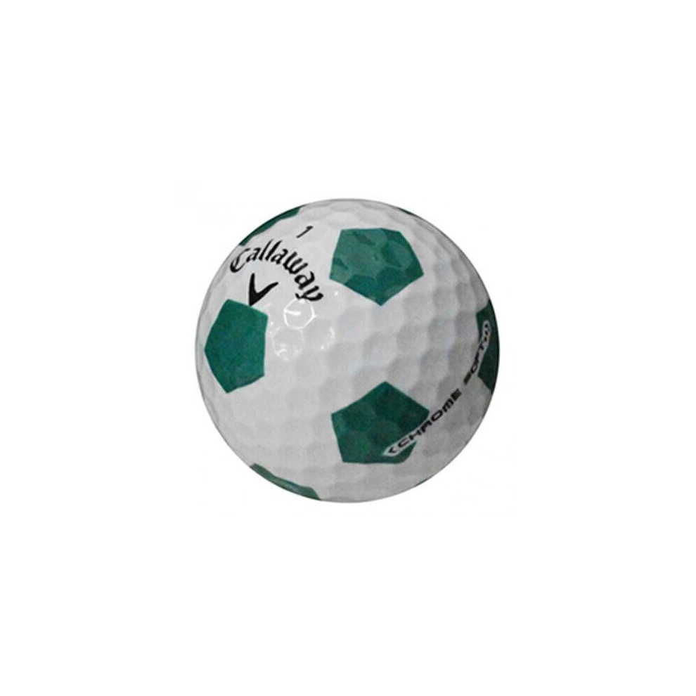 (White/ Green) Callaway Truvis GOLF BALLS GRADE A White/ Red