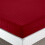 (King (152x200 cm)) Red Fitted Sheet Extra Deep 40cm Stripe Bed Sheets 9