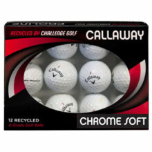 (Chrome Soft - White) Callaway Chrome Soft GOLF BALLS Recycled GRADE A