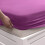 (Single Fitted Sheet) Hotel Quality Soft Fitted Sheets Purple Bed Sheet 4