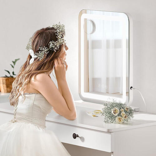 LED Light Strips Mirror Hollywood Lights Large Vanity Make Up Dressing Mirror 1