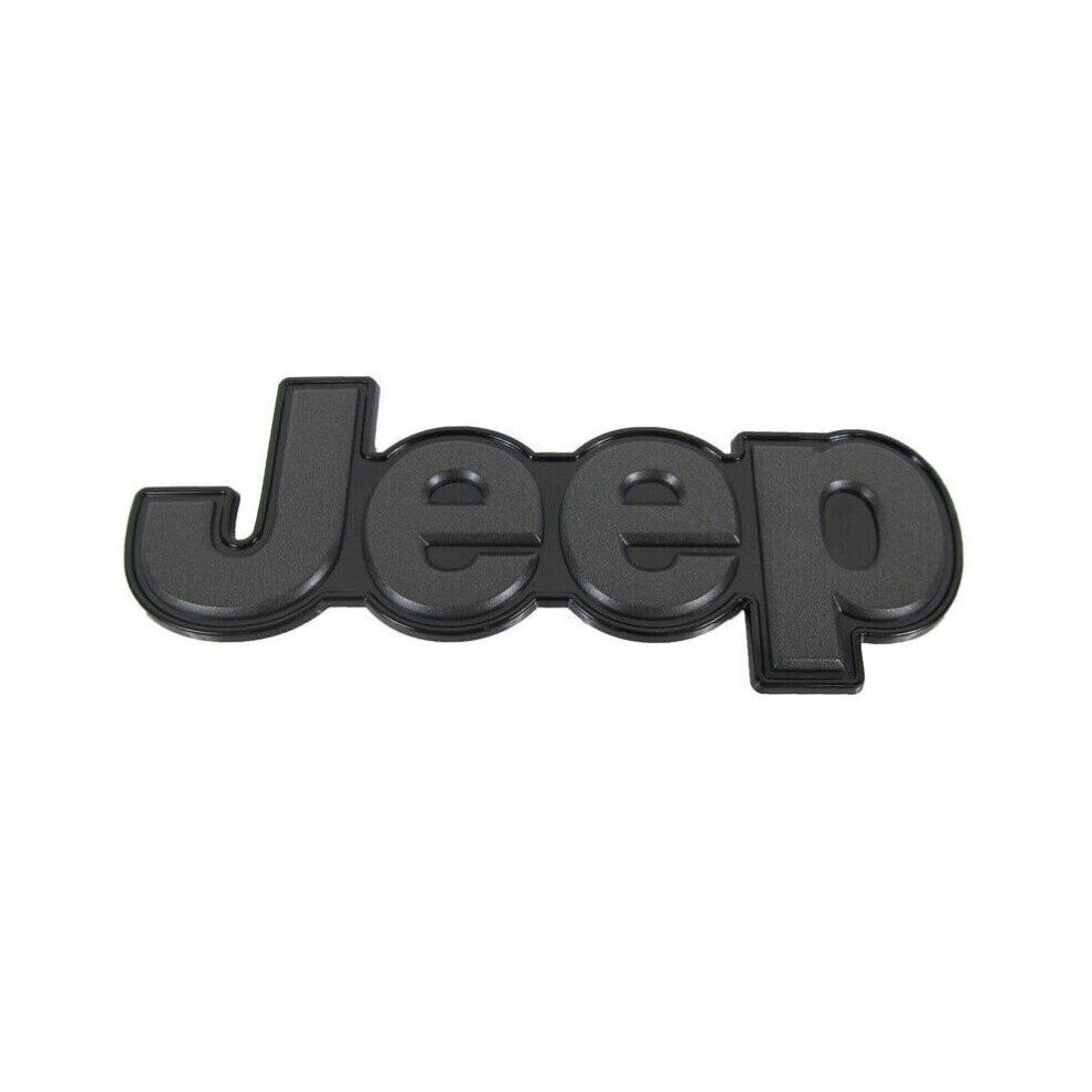 Jeep Renegade Badge Stick On For Bonnet Or Rear Tailgate Black 5701510948749