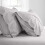 (Silver, Pillowcases Pair) Plain Duvet Quilt Cover Bedding Set & Pillowcases 1