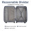 (24 inch) Navy Texture14/20/24/28Inch PP Hard Shell Suitcase 11