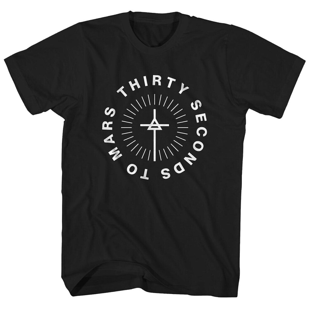 (L) Thirty Seconds To Mars T Shirt Circular   Thirty Seconds To Mars Shirt