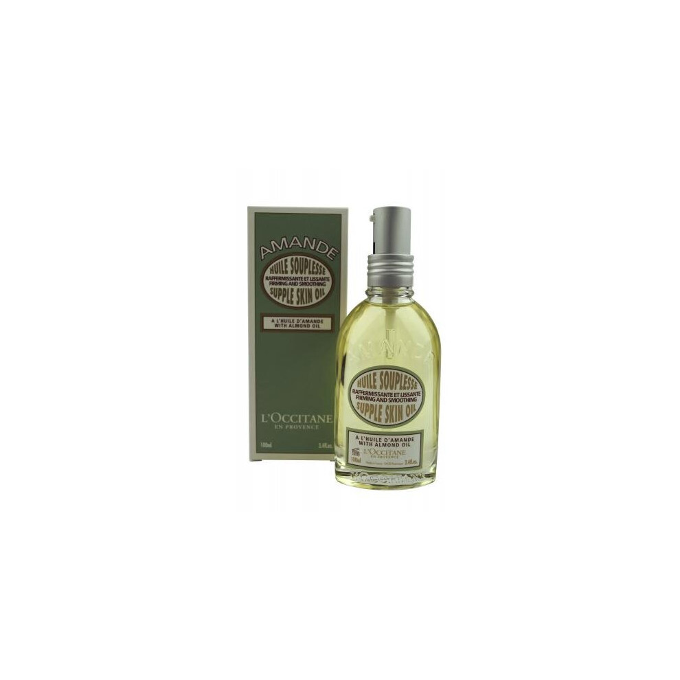 L'Occitane Firming And Smoothing Supple Skin Oil With Almond Oil 3.4 Oz