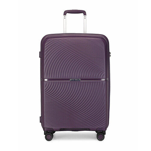 (24 inch) Purple 14/20/24/28Inch PP Hard Shell Suitcase