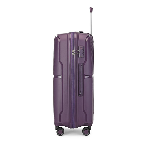 (24 inch) Purple 14/20/24/28Inch PP Hard Shell Suitcase 2