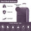 (24 inch) Purple 14/20/24/28Inch PP Hard Shell Suitcase 10